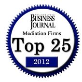 Phila. Business Journal Top 25 Mediation Firm 2012